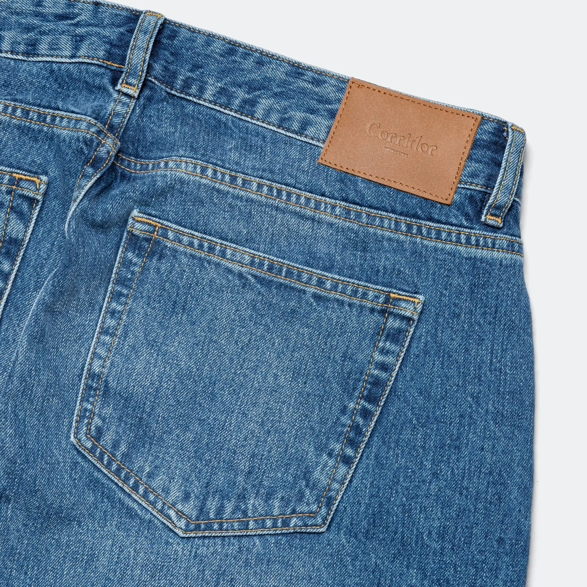 5 Pocket Jean - Indigo Bleach Wash