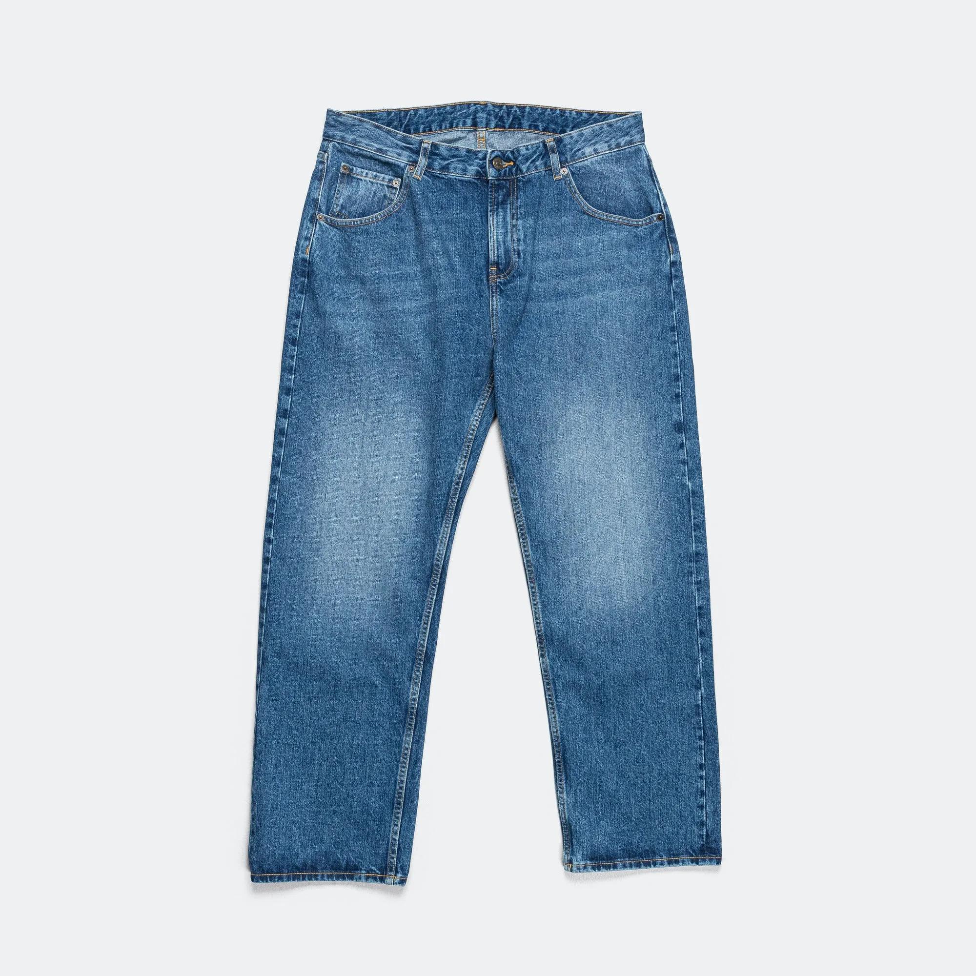 5 Pocket Jean - Indigo Bleach Wash