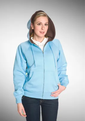 #6025 Ladies Hoodie Full Zipper Sweatshirt Sherpa Lining