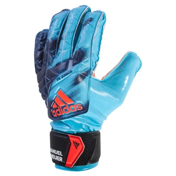 adidas Kids ACE Finger Saver Goalkeeper Gloves Night Indigo/Solar Red/White