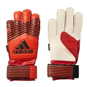 adidas Kids Ace Fingersave Goalkeeper Gloves Orange Red/Black