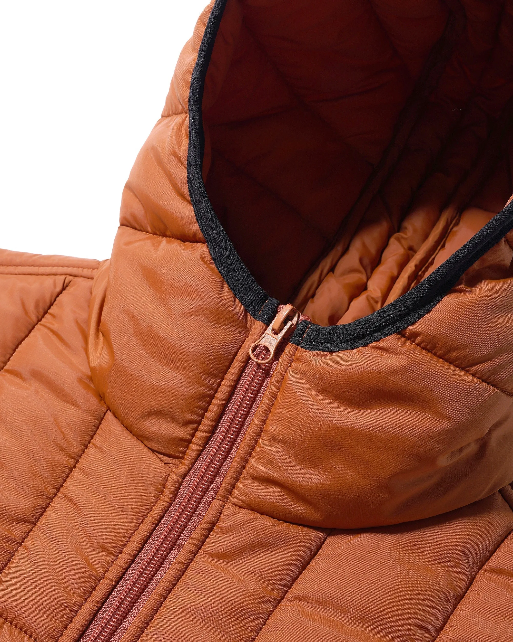 Anorak Puffer Jacket, Rust