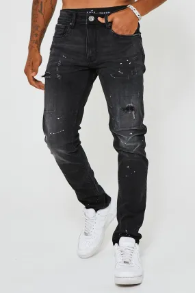 Bardsley Tapered Jean - Black