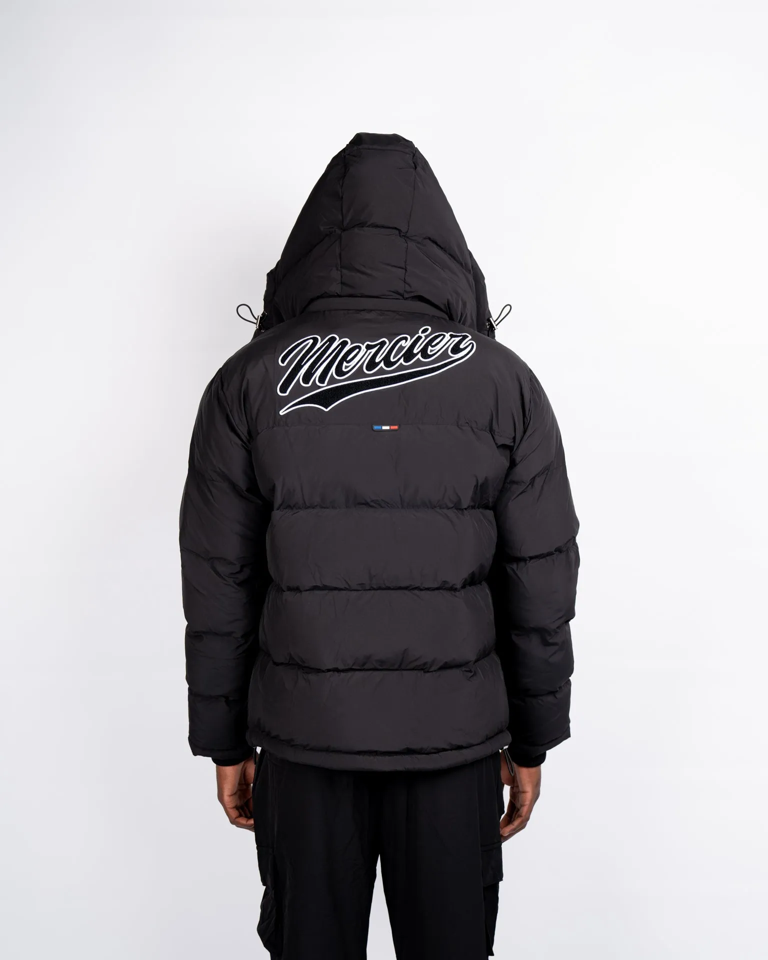 Black Mercier Academy Puffer Jacket