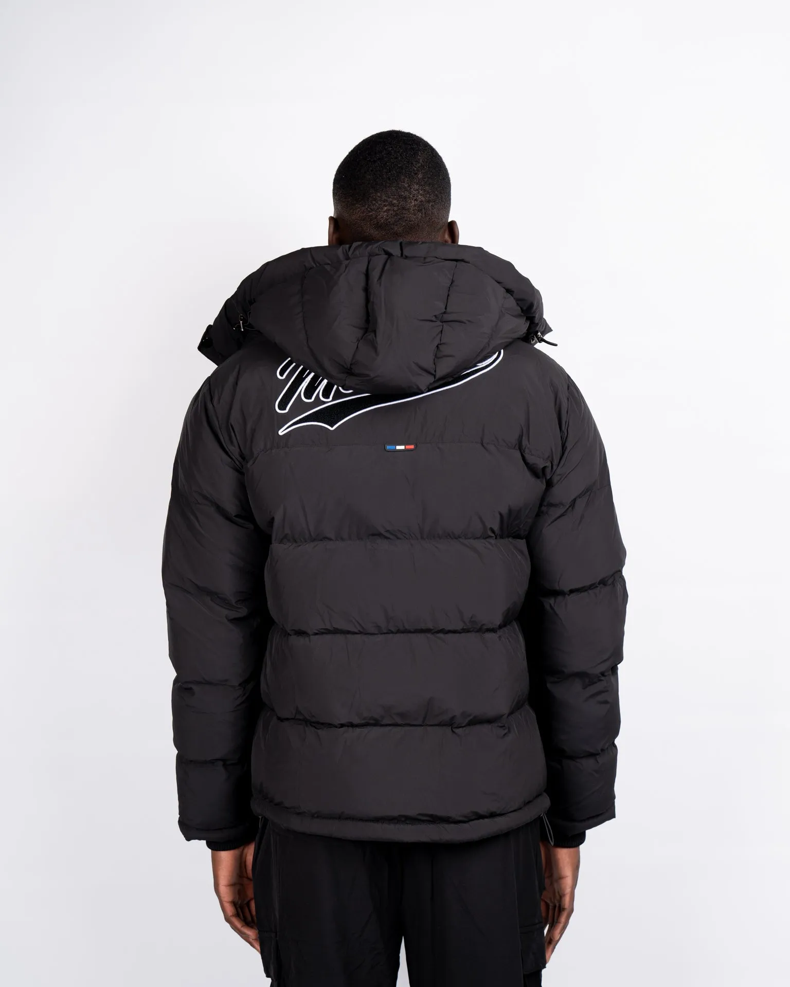 Black Mercier Academy Puffer Jacket