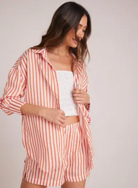 Boyfriend Button Down - Sunset Blaze Stripe