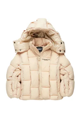 Boys Marley Beige Puffer Jacket