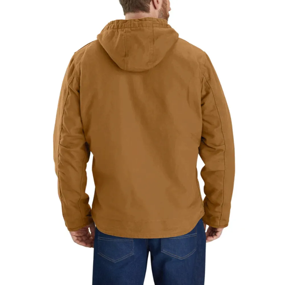 Carhartt 104392 Relaxed Fit Washed Duck Sherpa Lined Jacket