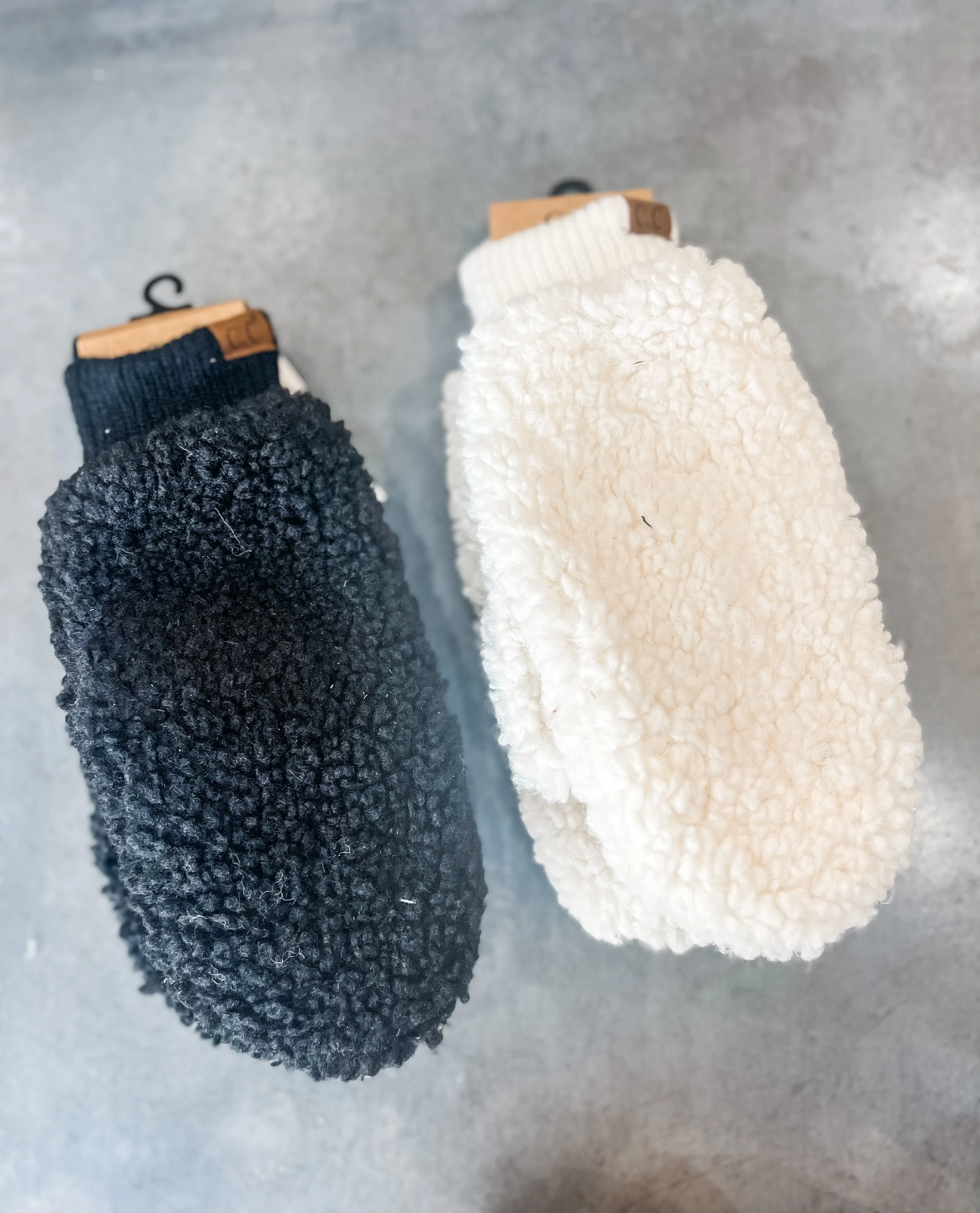 C.C. Sherpa Convertible Mittens