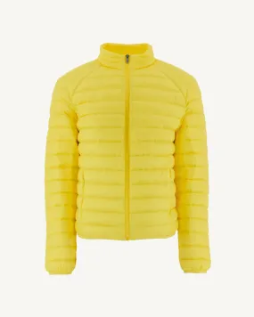 Gold yellow Mat lightweight puffer jacket