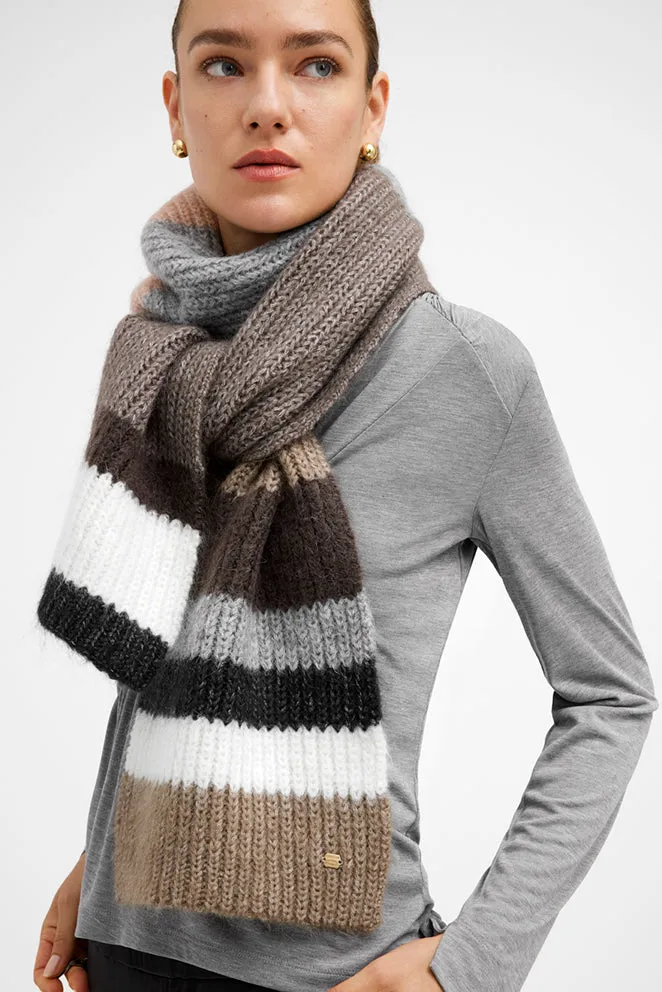 Gustav Defne knit scarf 51804 Halstrklde - Oxford Tan