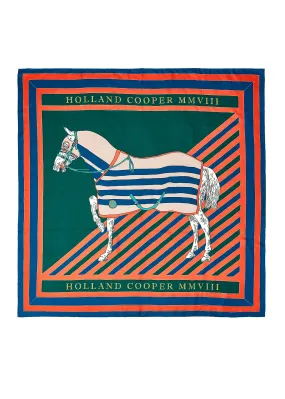 HC Silk Scarf (Horse Flag)