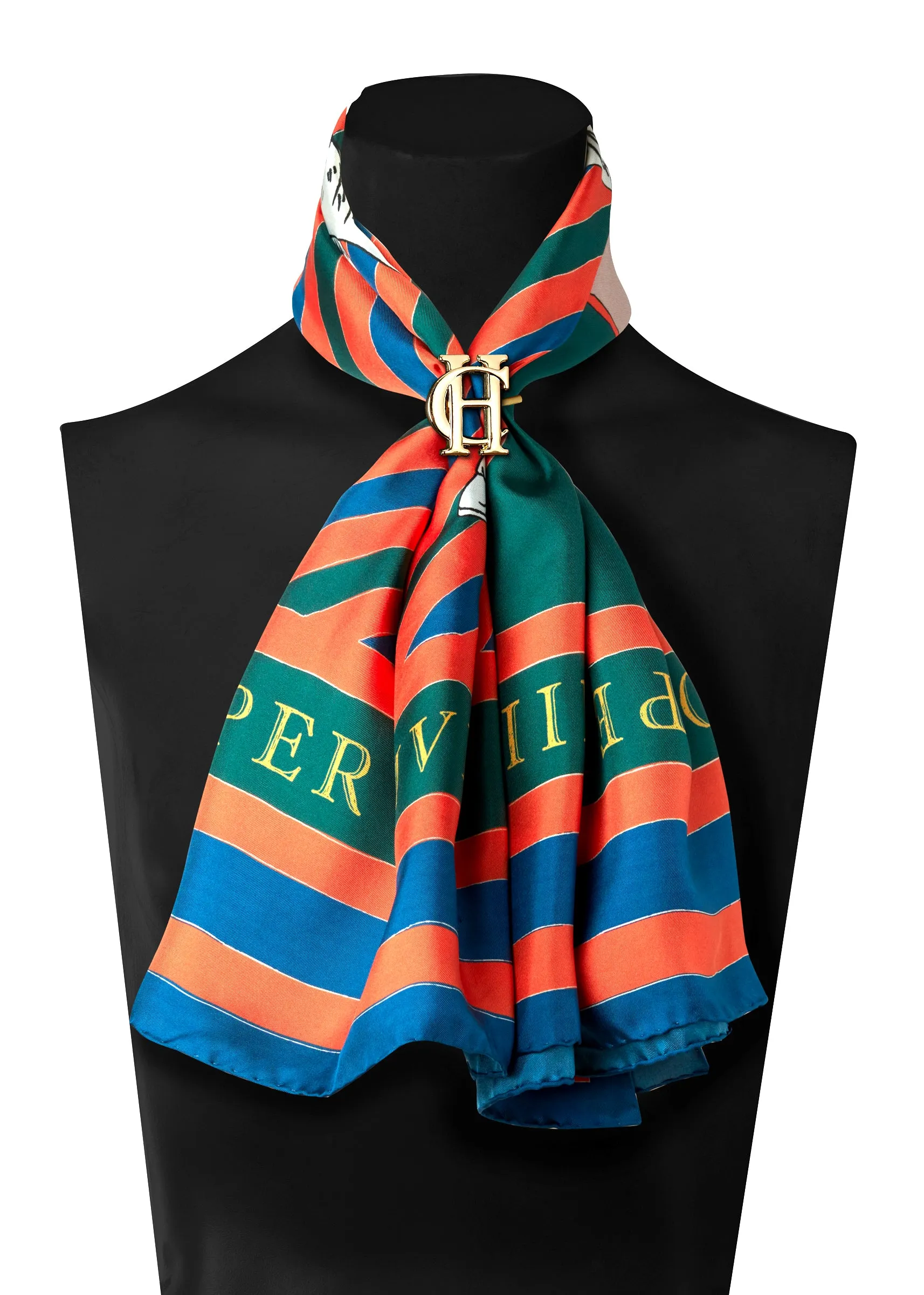 HC Silk Scarf (Horse Flag)