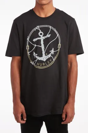 Hurley Guys Tie Down Anchor Graphic Tee