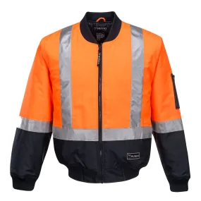 Huski Hi Vis 2 Tone Bomber Jacket 918131