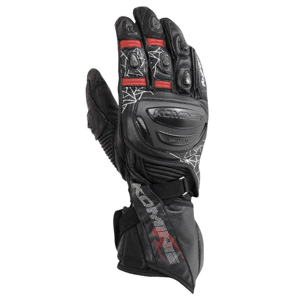 KOMINE GK-235 TITANIUM RACING GLOVES