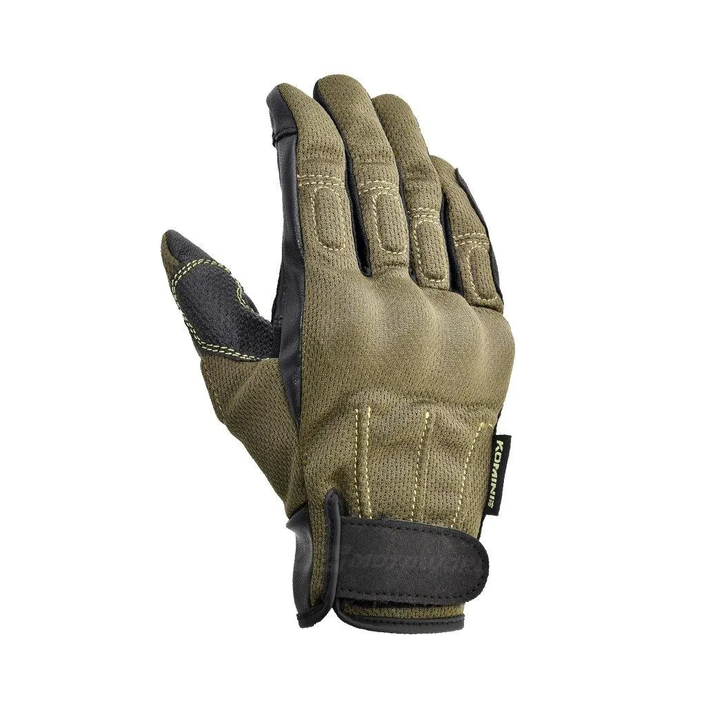 KOMINE GK-249 PROTECT VINTAGE MESH GLOVES