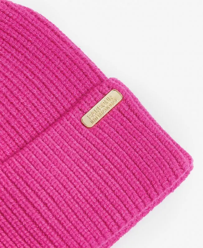 Mallory Beanie & Scarf Gift Set. Fushia