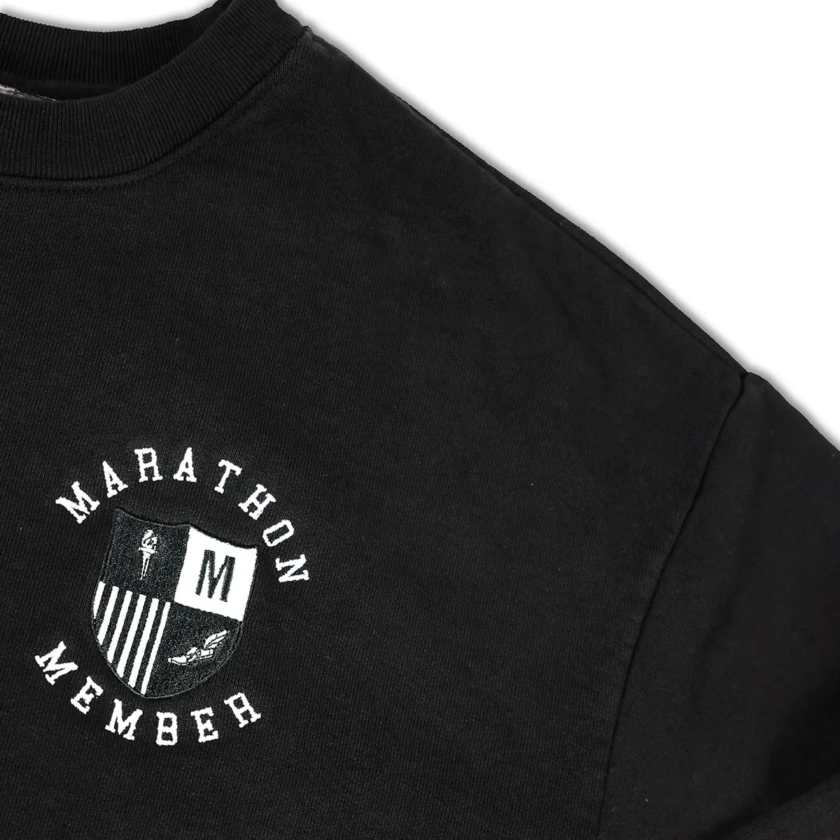 Marathon Members Crewneck Sweatshirt - Black