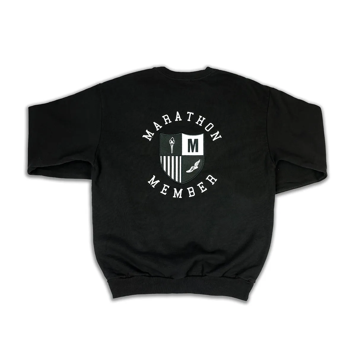 Marathon Members Crewneck Sweatshirt - Black