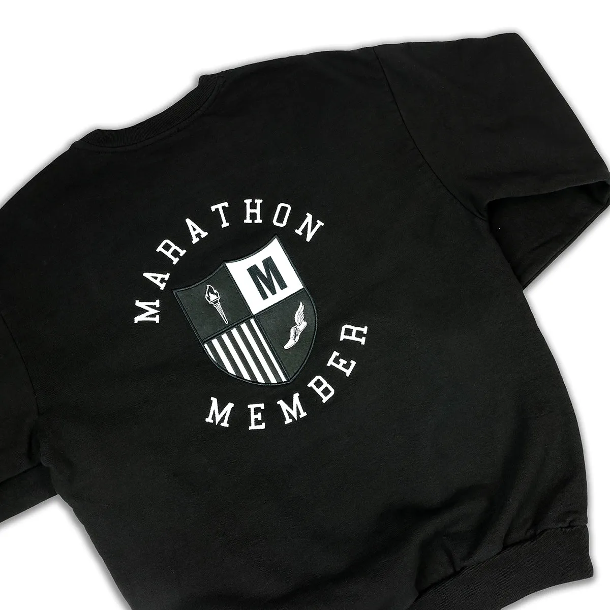 Marathon Members Crewneck Sweatshirt - Black