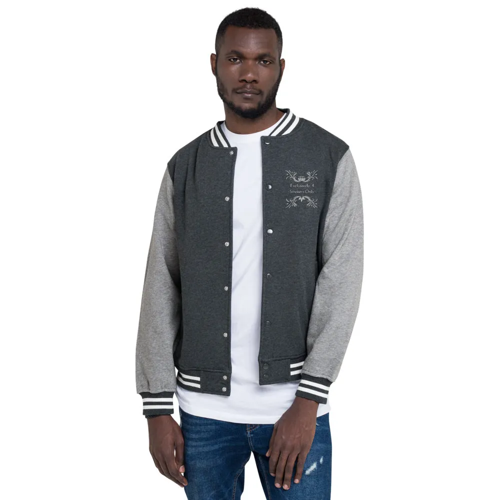 Men's Exclusively 4 Smokers Only Letterman Jacket