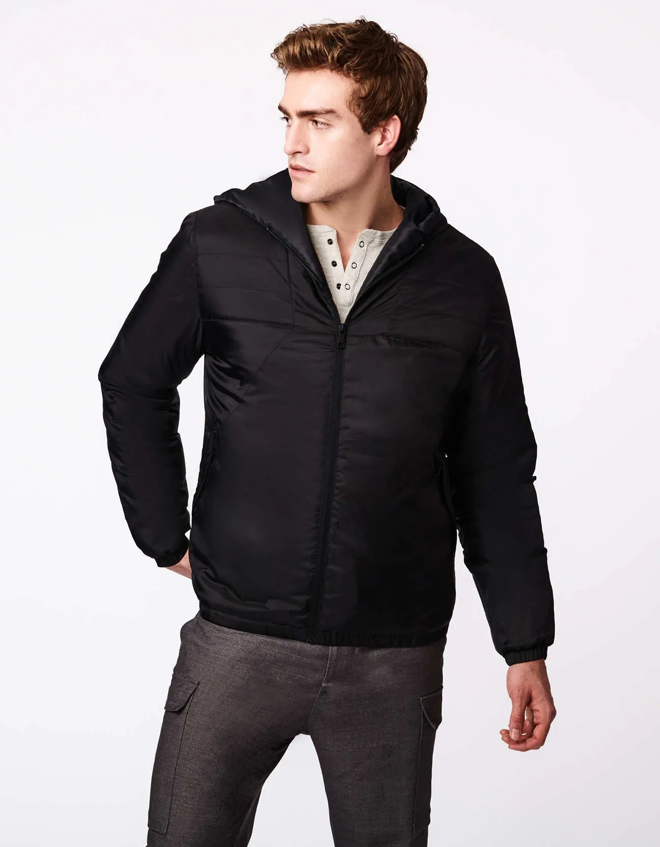 Men's Zip Puffer Jacket