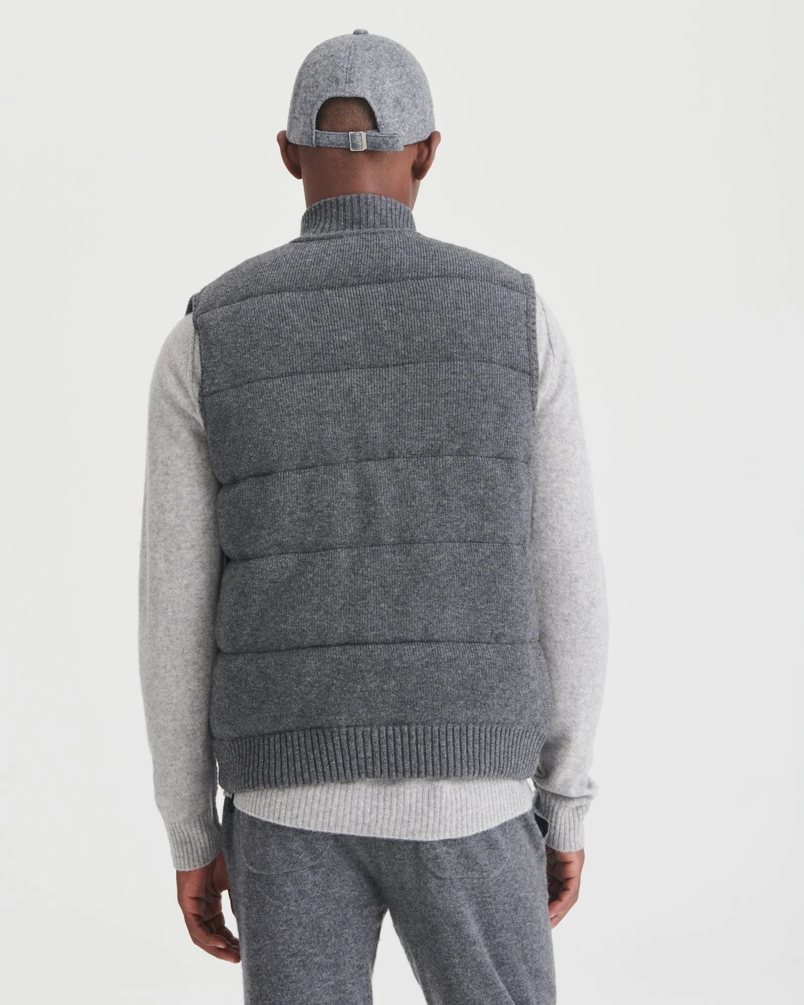 Merino Cashmere Puffer Vest