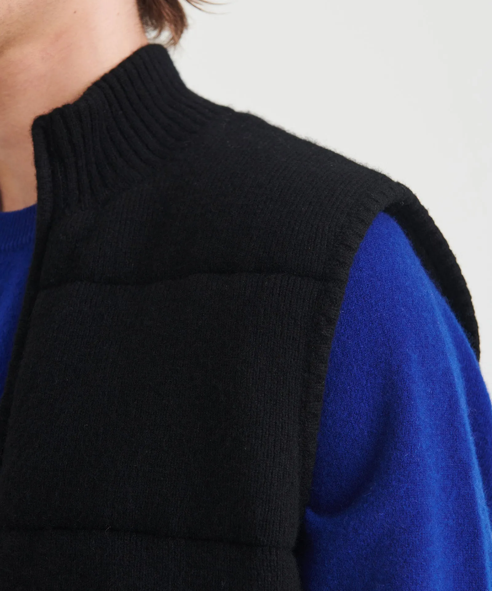 Merino Cashmere Puffer Vest