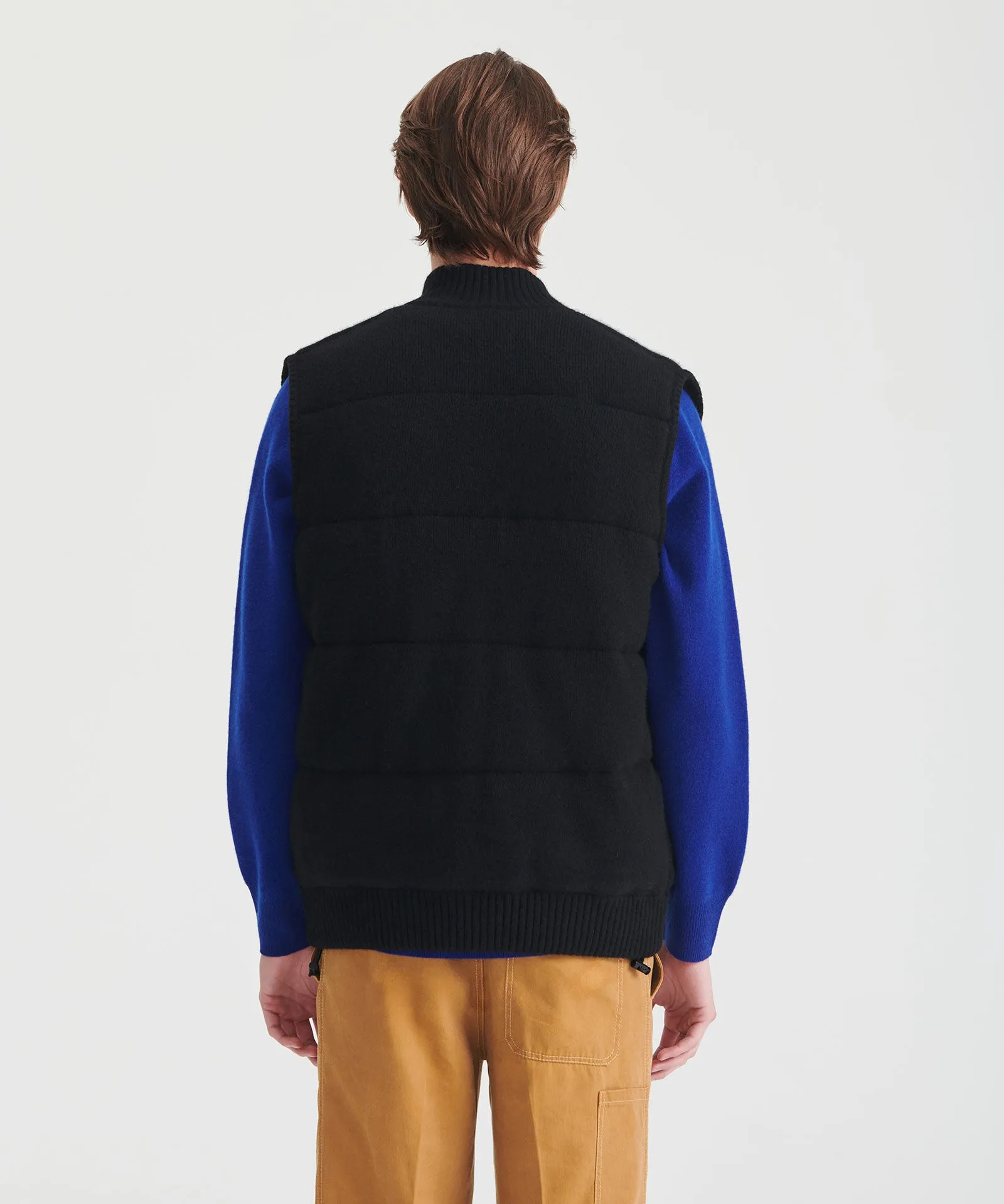 Merino Cashmere Puffer Vest