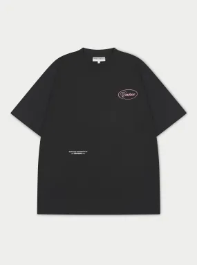 SCRIPT MULTI GRAPHIC MEMBERS ONLY T-SHIRT - BLACK