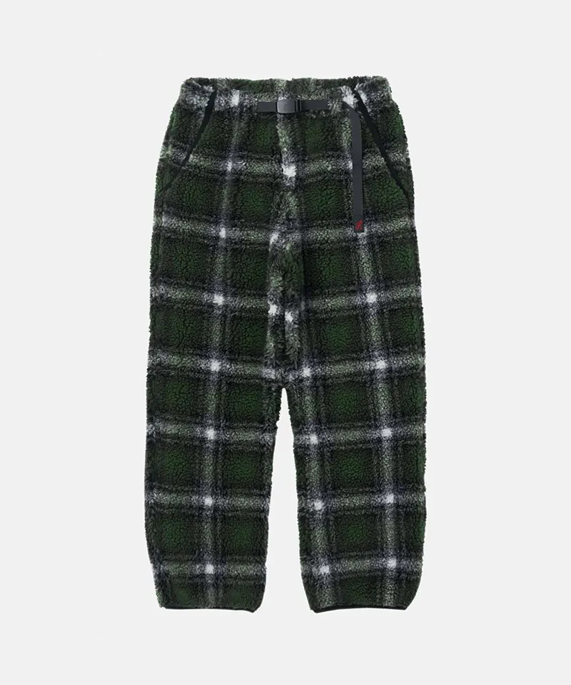 Shadow Plaid Sherpa Pant