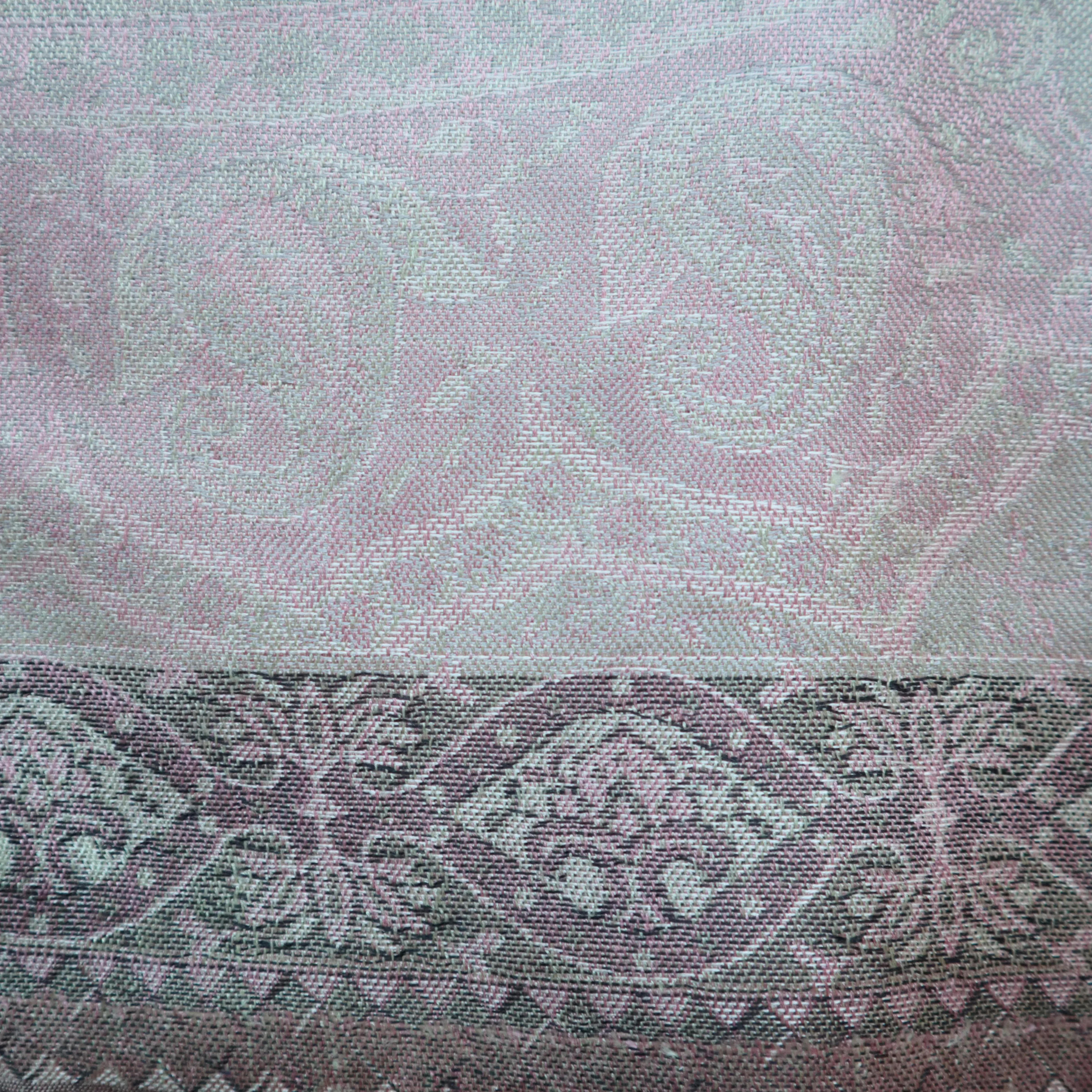 Silk Jacquard Long Scarf - Various Colours