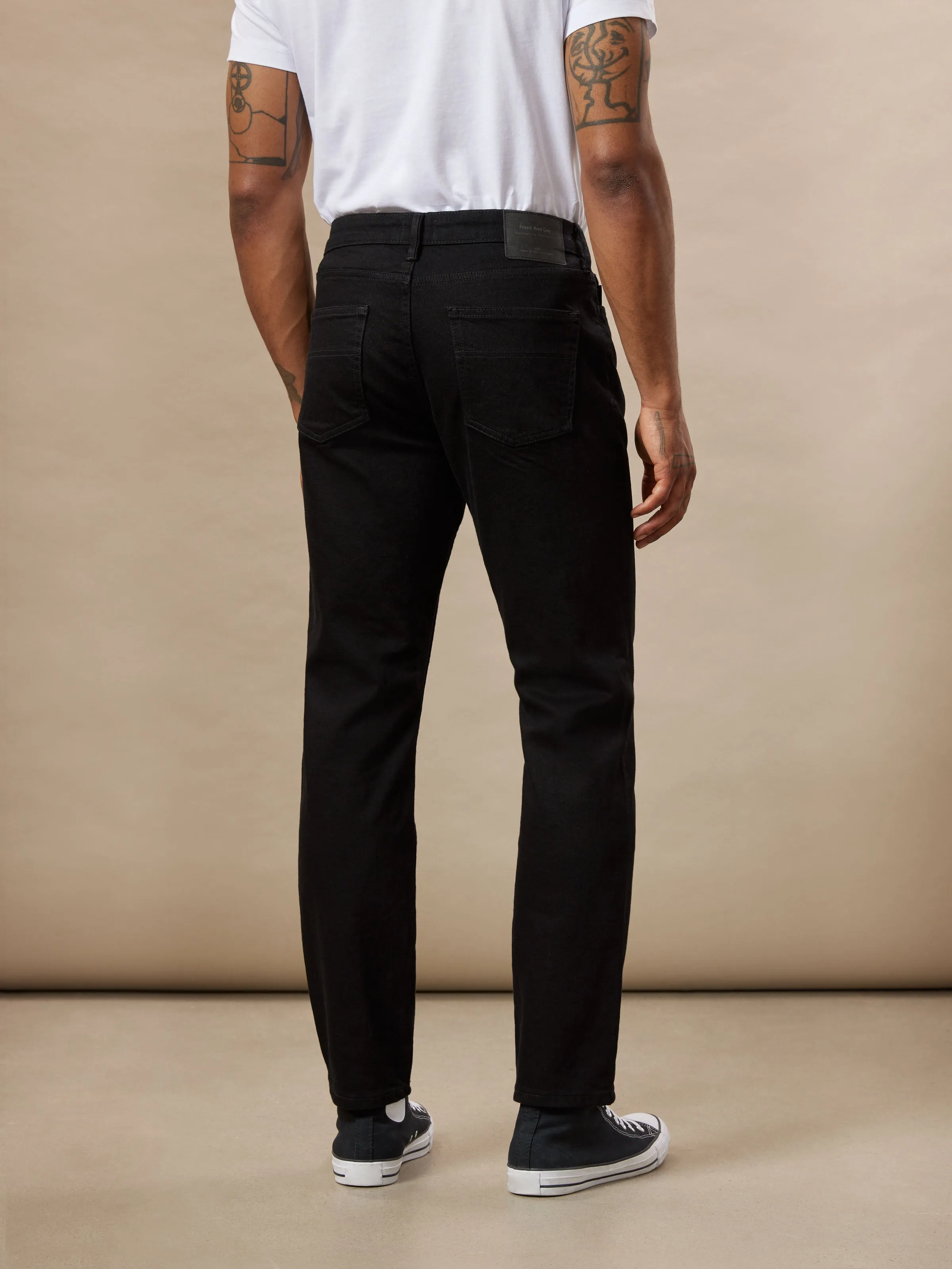 The Adam Slim Jean in Black