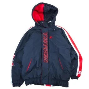 Vintage Nebraska Puffer Jacket - S