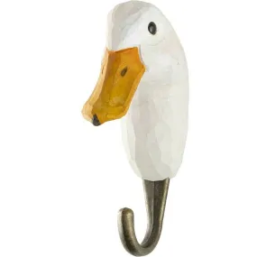 Wildlife Garden: Hook: Hand Carved - Duck