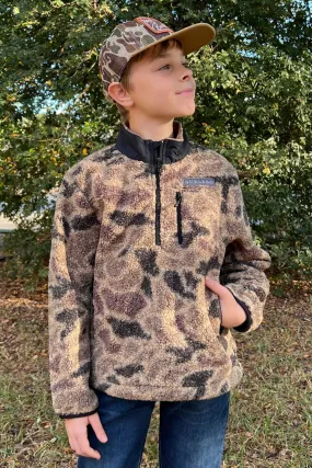 Youth Sherpa Jacket - Rocky Mountain Camo