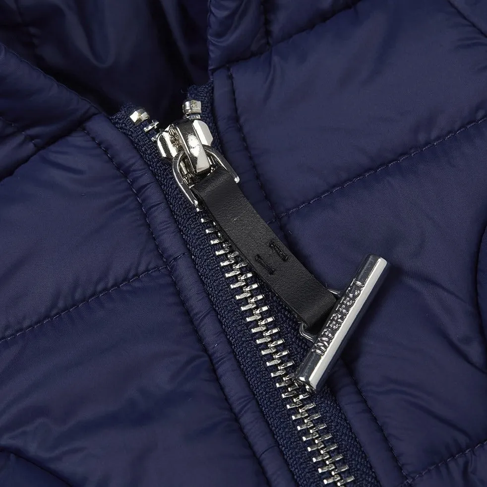 Zip Up Puffer Jacket (Navy)